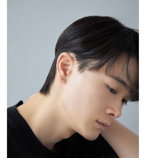 Jouete「[バックキャッチピアス] ジルコニア チューブ」|ピアス|