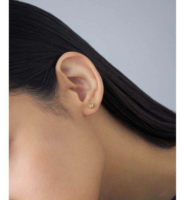 Jouete「[バックキャッチピアス] ジルコニア チューブ」|ピアス|