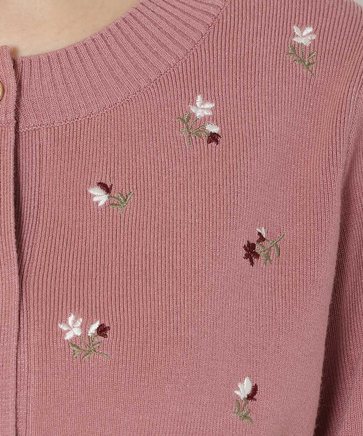 WILLSELECTION「モチーフ刺繍カーディガン」|カーディガン|