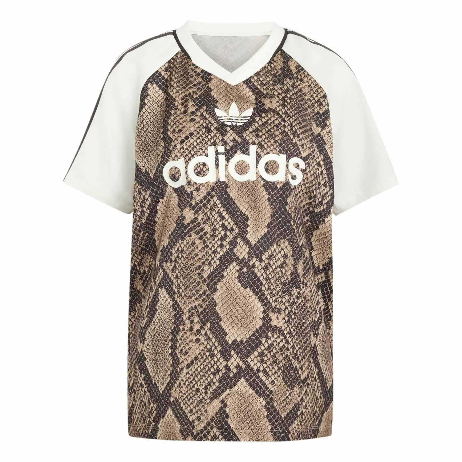 adidas「【ADIDAS ｳｪｱ】W SNAKE SATIN SS JERSEY(GFX IN」|Tシャツ・カットソー|