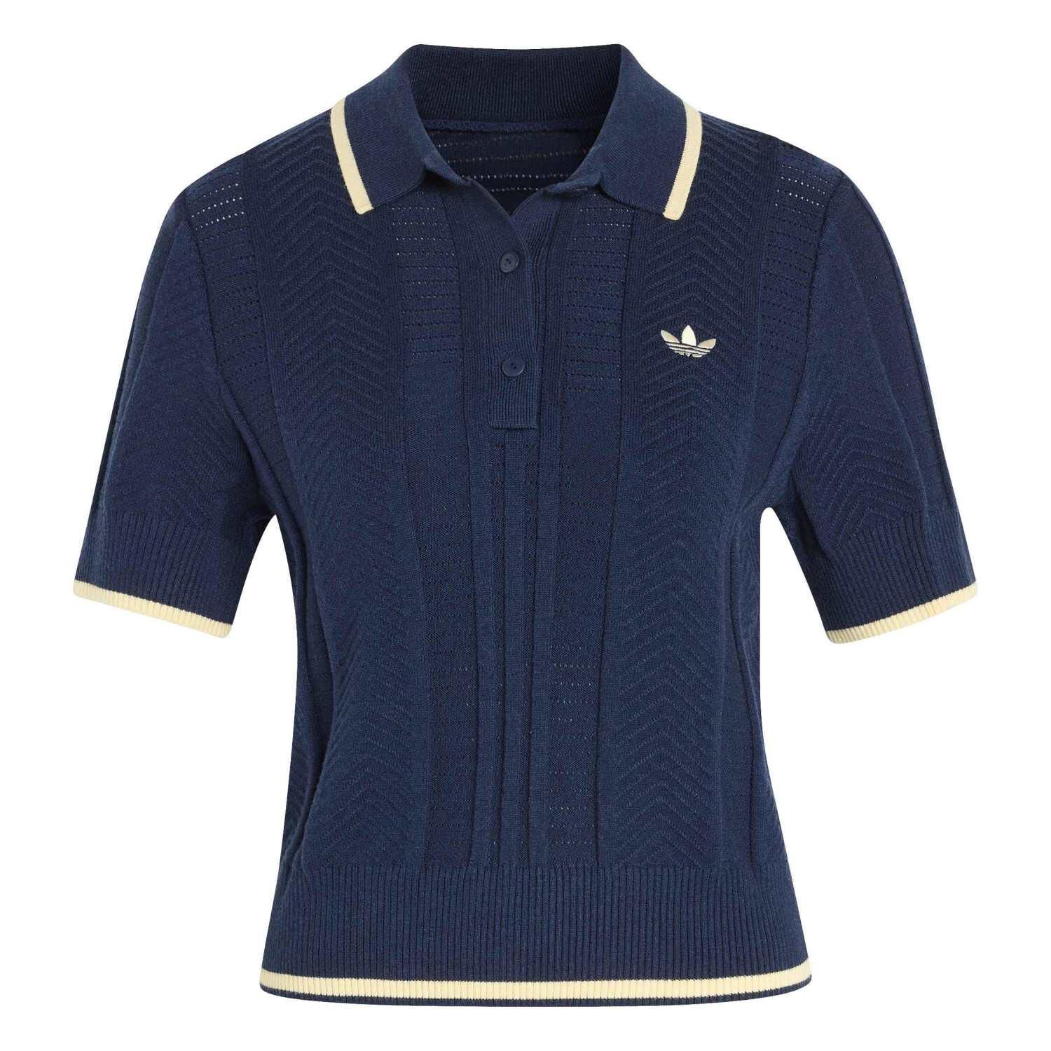 adidas「【ADIDAS ｳｪｱ】W CABLE KNIT CALI TEE POLO」|Tシャツ・カットソー|