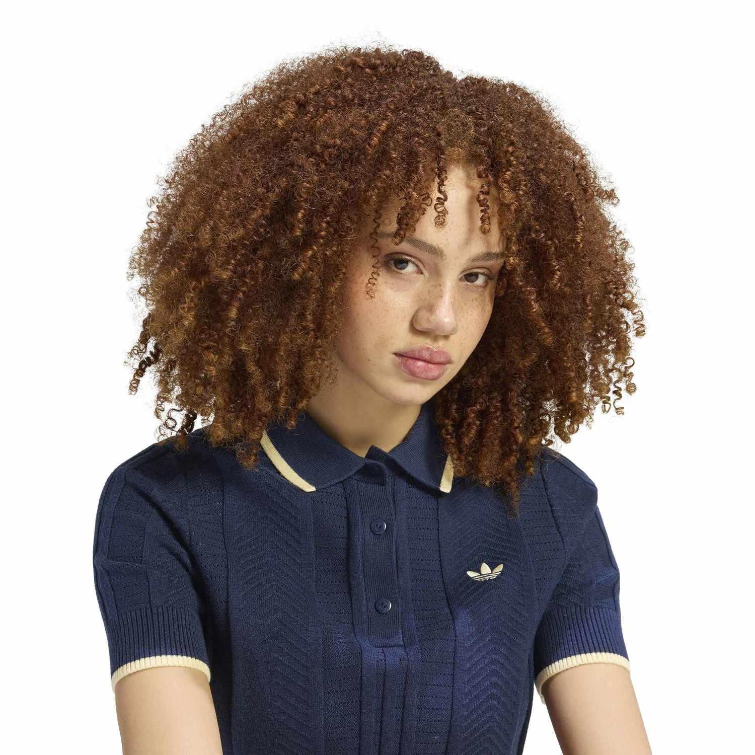 adidas「【ADIDAS ｳｪｱ】W CABLE KNIT CALI TEE POLO」|Tシャツ・カットソー|
