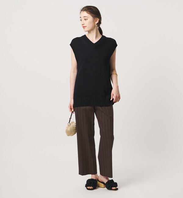UNITED ARROWS「NALYA クロップドパンツ」|スラックス|