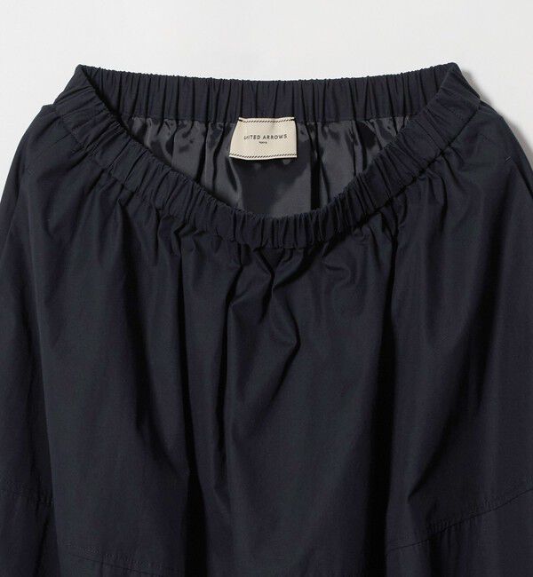 UNITED ARROWS「シルキー ギャザー フレア スカート ‐ウォッシャブル‐」|フレア|