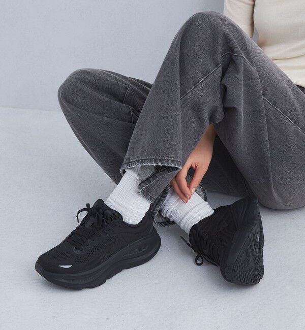 UNITED ARROWS green label relaxing「＜HOKA＞ボンダイ 9 スニーカー」|スニーカー|BLACK