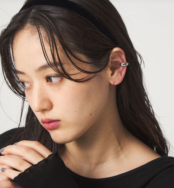 UNITED ARROWS green label relaxing「【WEB限定】2本セット イヤーカフ（キュービックジルコニア） / イヤカフ」|イヤリング|