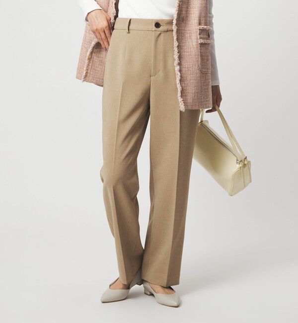 UNITED ARROWS green label relaxing「［size SHORT/TALLあり］Daily Chic セミフレア パンツ」|スラックス|