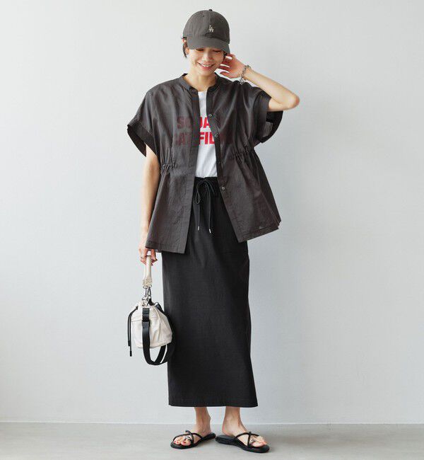 UNITED ARROWS green label relaxing「［size SHORT/TALLあり］オルマイ LI/MIX タイト スカート」|タイト|