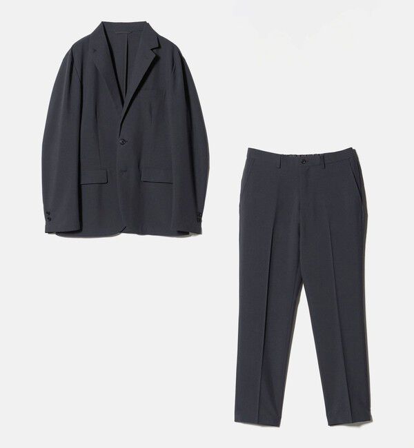 UNITED ARROWS green label relaxing「【WEB限定】JUST fit ドライポリエステル ナロー セットアップ -吸水速乾-」|テーラードジャケット|