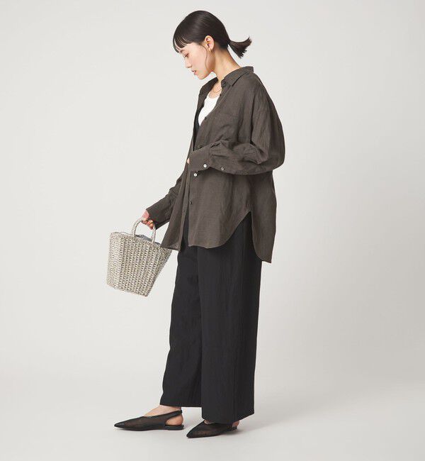 UNITED ARROWS green label relaxing「［size SHORTあり］リネン2WAYシャツ」|シャツ・ブラウス|