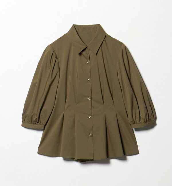 UNITED ARROWS green label relaxing「ウエスト タック フレア シャツ」|シャツ・ブラウス|