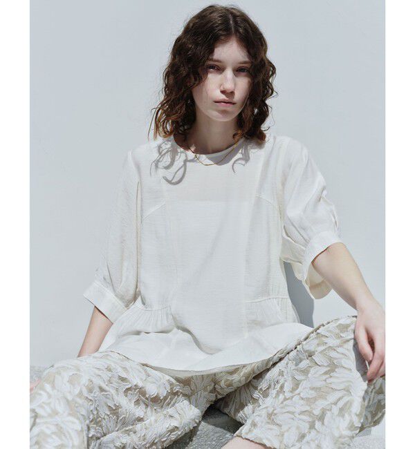 UNITED ARROWS green label relaxing「エアリー ボリューム ブラウス」|シャツ・ブラウス|