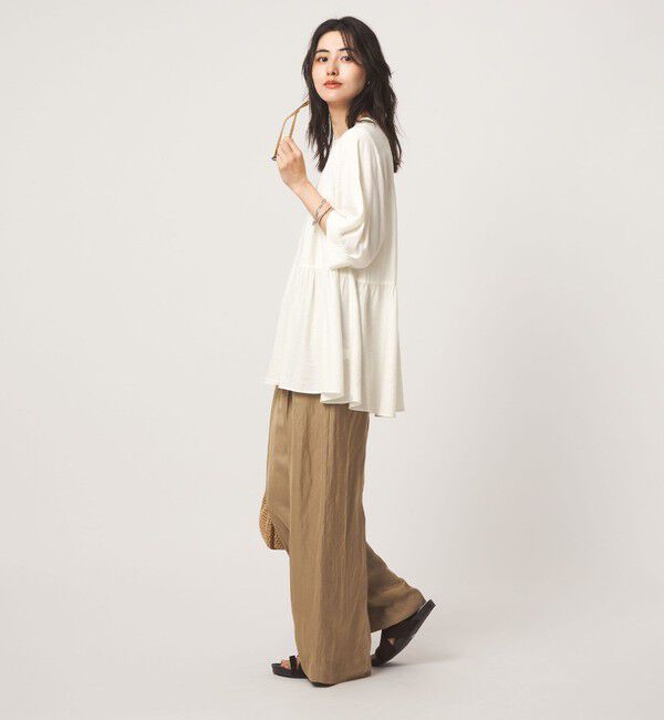 UNITED ARROWS green label relaxing「エアリー ボリューム ブラウス」|シャツ・ブラウス|