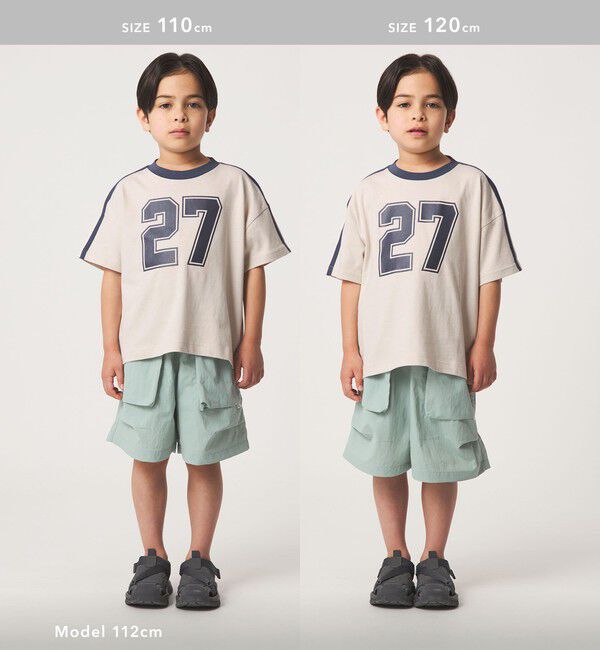UNITED ARROWS green label relaxing「【WEB限定】ナンバープリント Tシャツ/ キッズ 100cm-160cm」|Tシャツ・カットソー|