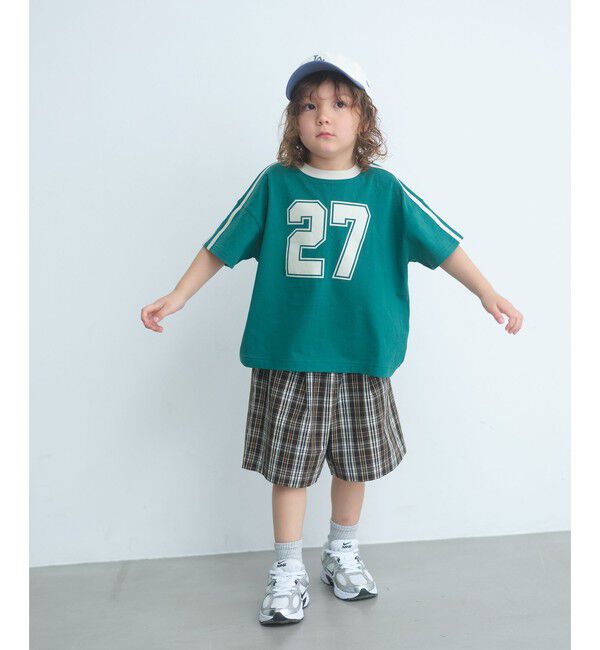 UNITED ARROWS green label relaxing「【WEB限定】ナンバープリント Tシャツ/ キッズ 100cm-160cm」|Tシャツ・カットソー|