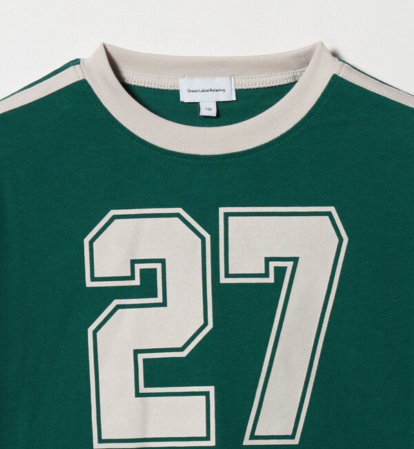 UNITED ARROWS green label relaxing「【WEB限定】ナンバープリント Tシャツ/ キッズ 100cm-160cm」|Tシャツ・カットソー|