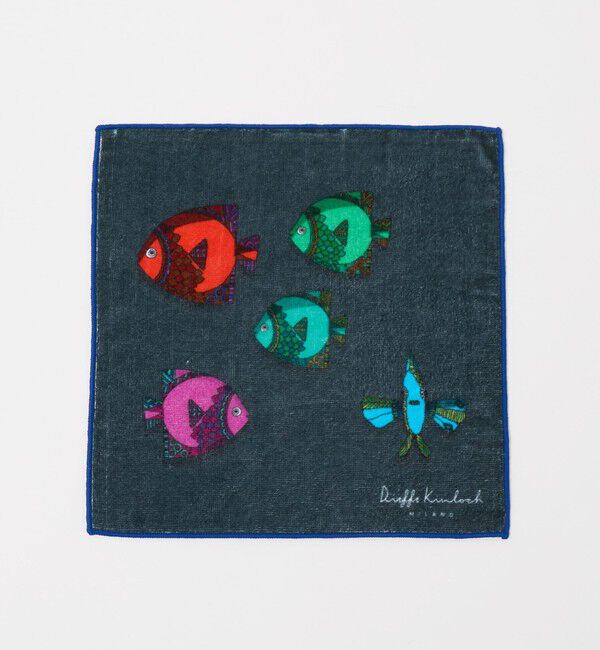UNITED ARROWS green label relaxing「＜Dieffe Kinloch＞プリント タオル ハンカチ」|ハンカチ|
