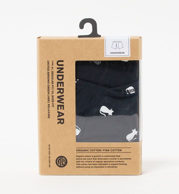 UNITED ARROWS green label relaxing「ファイン オーガニック キャット ボクサーパンツ」|インナー|