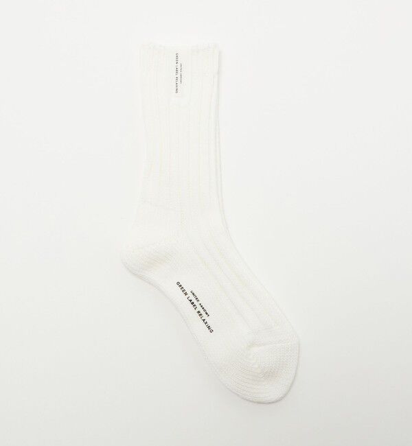 UNITED ARROWS green label relaxing「リブ ソックス」|ソックス|WHITE