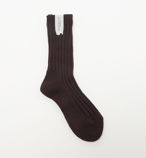 UNITED ARROWS green label relaxing「リブ ソックス」|ソックス|DK.BROWN
