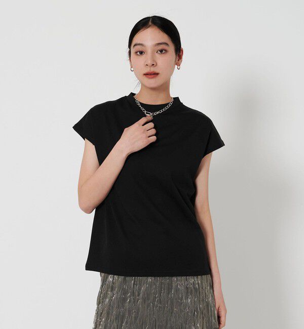 BEAUTY&YOUTH UNITED ARROWS「クルーネック フレンチスリーブ カットソー」|Tシャツ・カットソー|