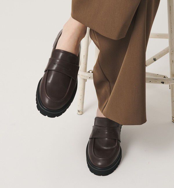 BEAUTY&YOUTH UNITED ARROWS「レザーライク コインローファー」|ローファー|