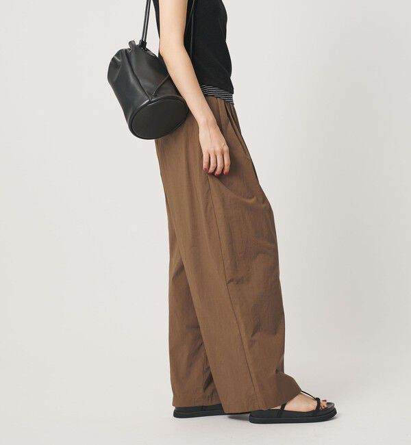 BEAUTY&YOUTH UNITED ARROWS「ナイロンコットン ワイドタックパンツ ウォッシャブル」|その他|
