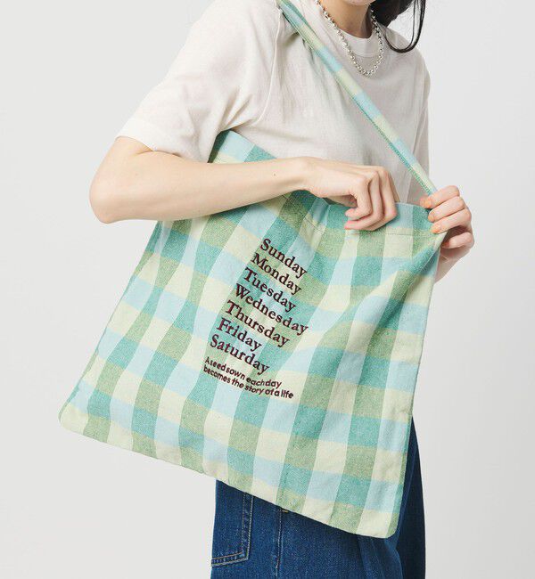 BEAUTY&YOUTH UNITED ARROWS「【別注】＜beej＞チェック 2WAY ワンショルダーバッグ」|トートバッグ|KELLY