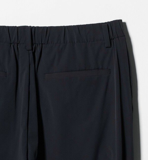BEAUTY&YOUTH UNITED ARROWS「CORDURA ドビー 1プリーツ テーパード パンツ NO.4 撥水 ストレッチ ウォッシャブル セットアップ対応」|チノ|