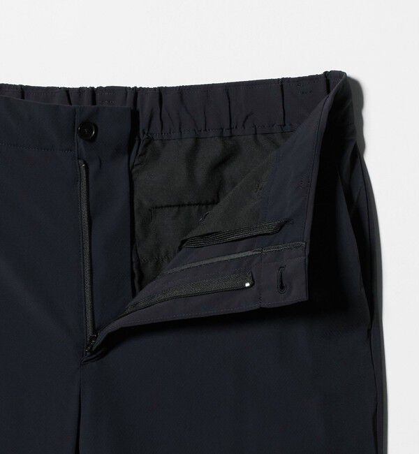 BEAUTY&YOUTH UNITED ARROWS「CORDURA ドビー 1プリーツ テーパード パンツ NO.4 撥水 ストレッチ ウォッシャブル セットアップ対応」|チノ|