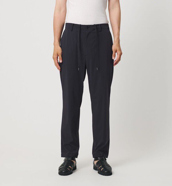 BEAUTY&YOUTH UNITED ARROWS「CORDURA ドビー 1プリーツ テーパード パンツ NO.4 撥水 ストレッチ ウォッシャブル セットアップ対応」|チノ|