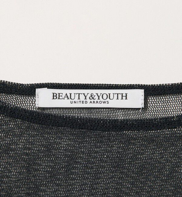 BEAUTY&YOUTH UNITED ARROWS「シャーリング メッシュ Tシャツ」|Tシャツ・カットソー|