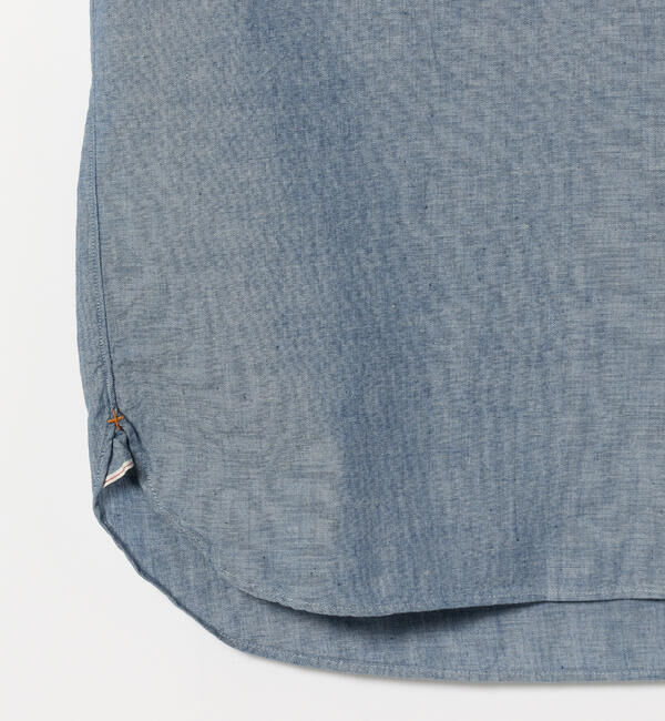 BEAMS「BEAMS PLUS / B.D. Pullover Short Sleeve Chambray」|シャツ・ブラウス|
