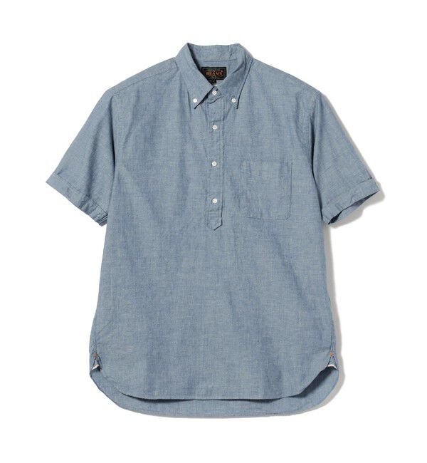 BEAMS「BEAMS PLUS / B.D. Pullover Short Sleeve Chambray」|シャツ・ブラウス|