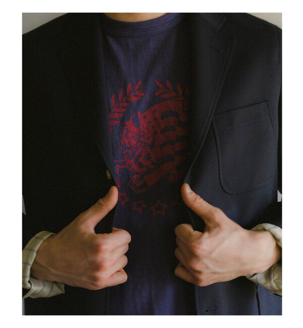 BEAMS PLUS「【別注】WAREHOUSE & CO. / Lot 4601 Print Tshirt #1」|Tシャツ・カットソー|