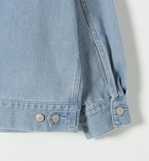 SHIPS any「《一部予約》SHIPS any: ノーカラー デニム ブルゾン［SHIPS any DENIM］」|デニムジャケット|