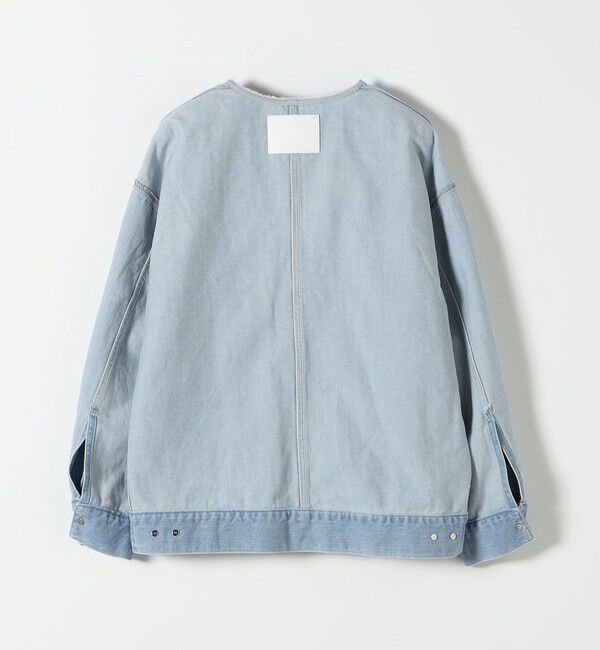 SHIPS any「《一部予約》SHIPS any: ノーカラー デニム ブルゾン［SHIPS any DENIM］」|デニムジャケット|