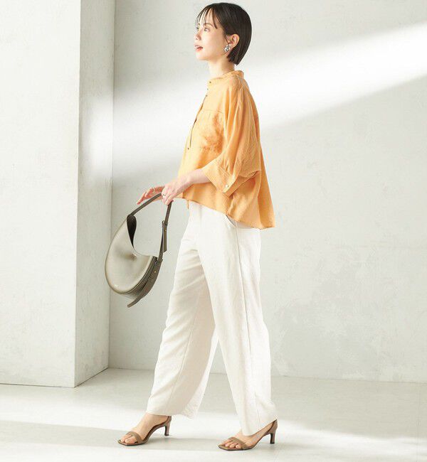 SHIPS for women「【実力派ベーシック】〈手洗い可能〉シルク混 シアー 羽織 シャツ」|シャツ・ブラウス|