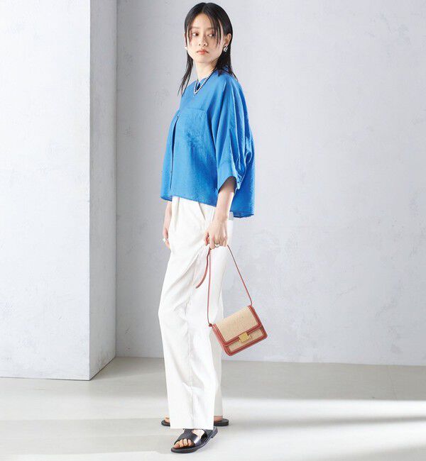 SHIPS for women「【実力派ベーシック】〈手洗い可能〉シルク混 シアー 羽織 シャツ」|シャツ・ブラウス|