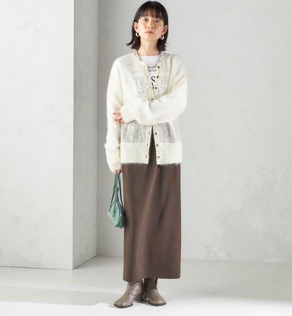 SHIPS for women「〈UVカット / 手洗い可能〉リブ ジャージー 2WAY ストレッチ スカート」|スカート|