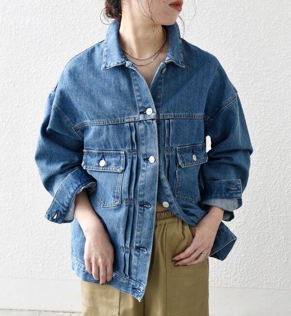 SHIPS any「SHIPS any:〈洗濯機可能〉デニム ジャケット［SHIPS any DENIM］」|デニムジャケット|ブルー