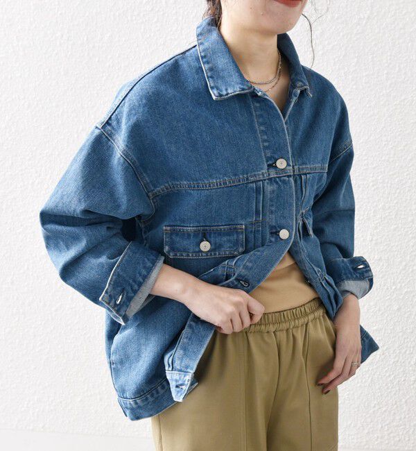 SHIPS any「SHIPS any:〈洗濯機可能〉デニム ジャケット［SHIPS any DENIM］」|デニムジャケット|