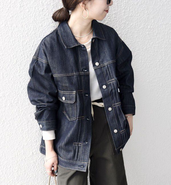 SHIPS any「SHIPS any:〈洗濯機可能〉デニム ジャケット［SHIPS any DENIM］」|デニムジャケット|