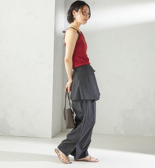 SHIPS for women「maroba:＜手洗い可能＞ドロスト ラッシュ パンツ」|その他|