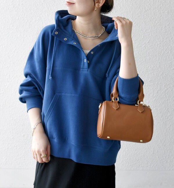 SHIPS any「《追加予約》SHIPS any:〈洗濯機可能〉USAコットン 裏起毛 フーディー ルーズ プルオーバー」|パーカー|
