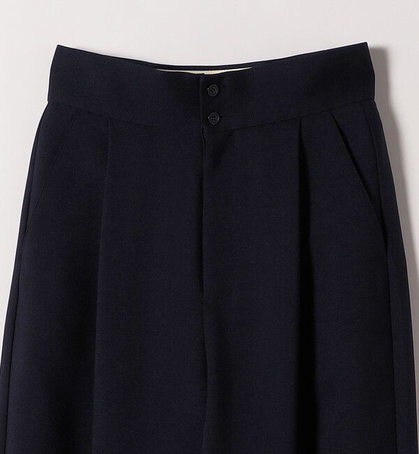 SHIPS any「SHIPS any:〈洗濯機可能〉ダブルクロス タック ストレート パンツ［NAVY BLUE］」|その他|
