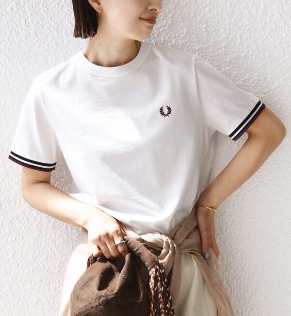 SHIPS for women「FRED PERRY:G2162 TIPPED T SHIRT」|Tシャツ・カットソー|