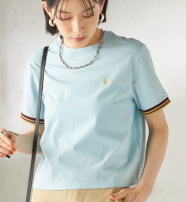 SHIPS for women「FRED PERRY:G2162 TIPPED T SHIRT」|Tシャツ・カットソー|