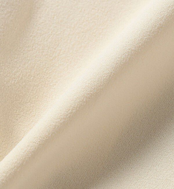 quaranciel「quaranciel:〈洗濯機可能〉カットジョーゼット Vネック ジップ カーディガン」|カーディガン|