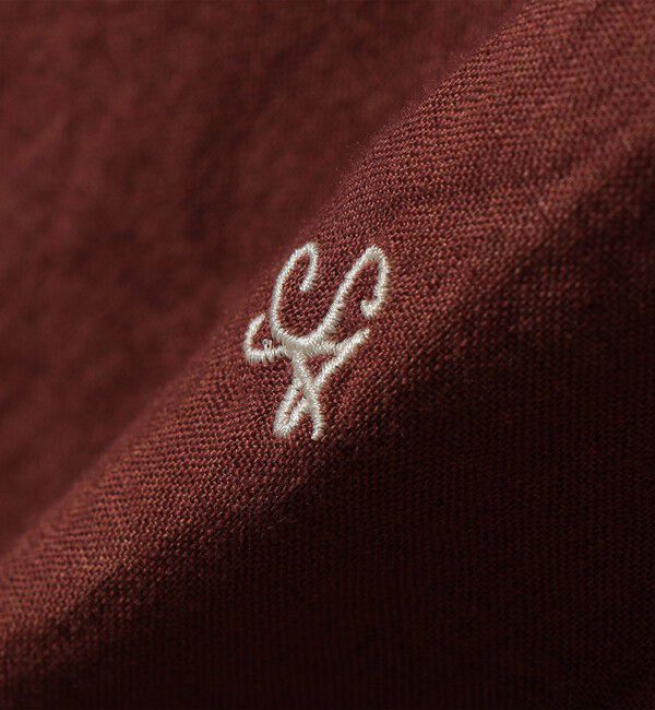 SHIPS any「SHIPS any:〈洗濯機可能〉リネン 刺繍 レギュラー ルーズ シャツ」|シャツ・ブラウス|